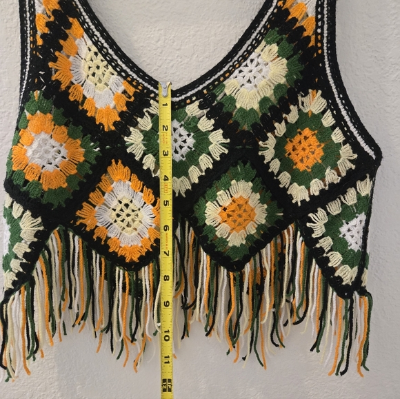 BOHO 70S STYLE TOP - Picture 5 of 9